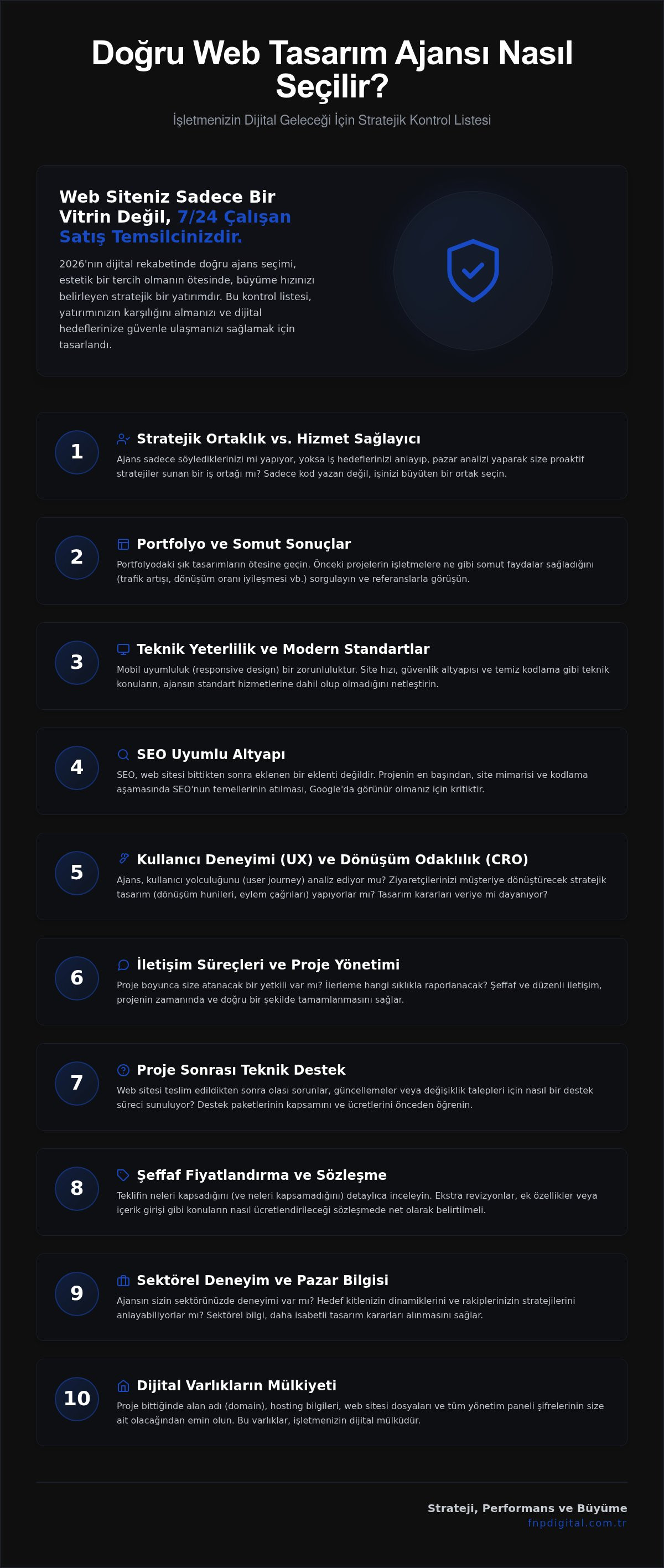 Web Tasarım Ajansı Seçimi Rehberi: 2026’da Doğru İş Ortağını Bulmak