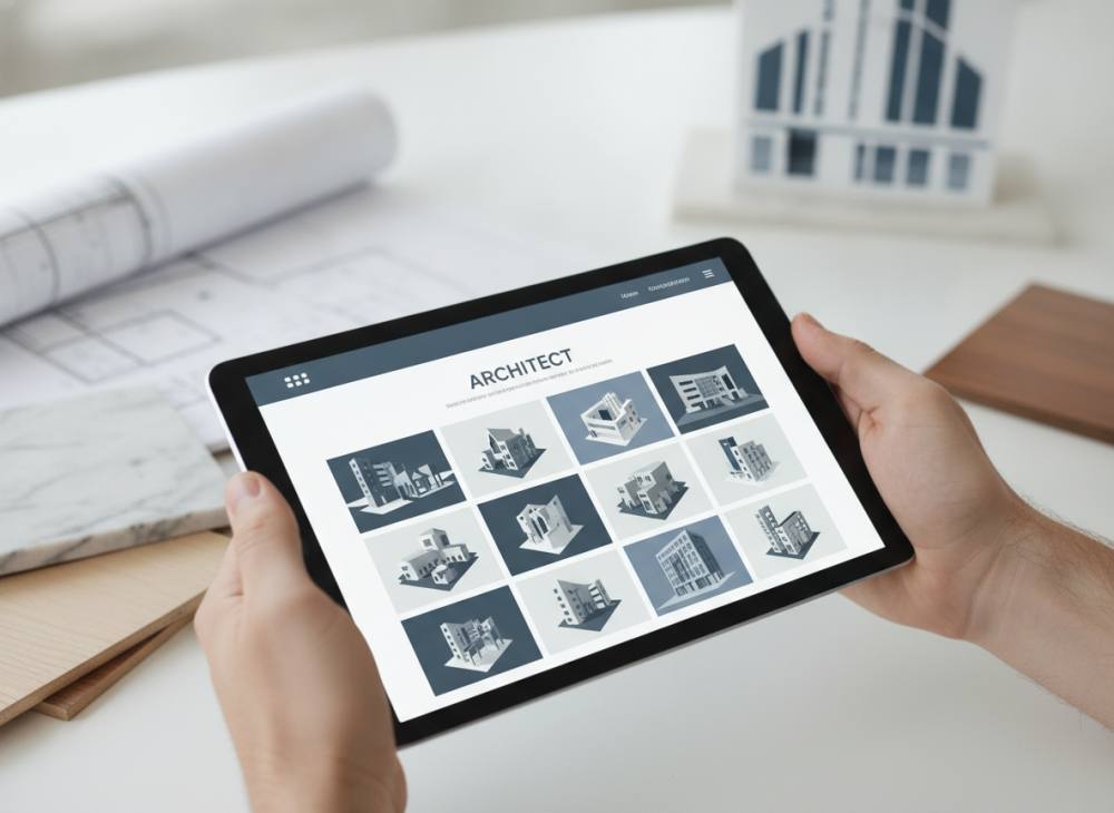 Mimarlık Portfolyo Web Tasarımı Mimarlık ofisi web sitesi kullanıcı deneyimi ve proje detay sunumu
